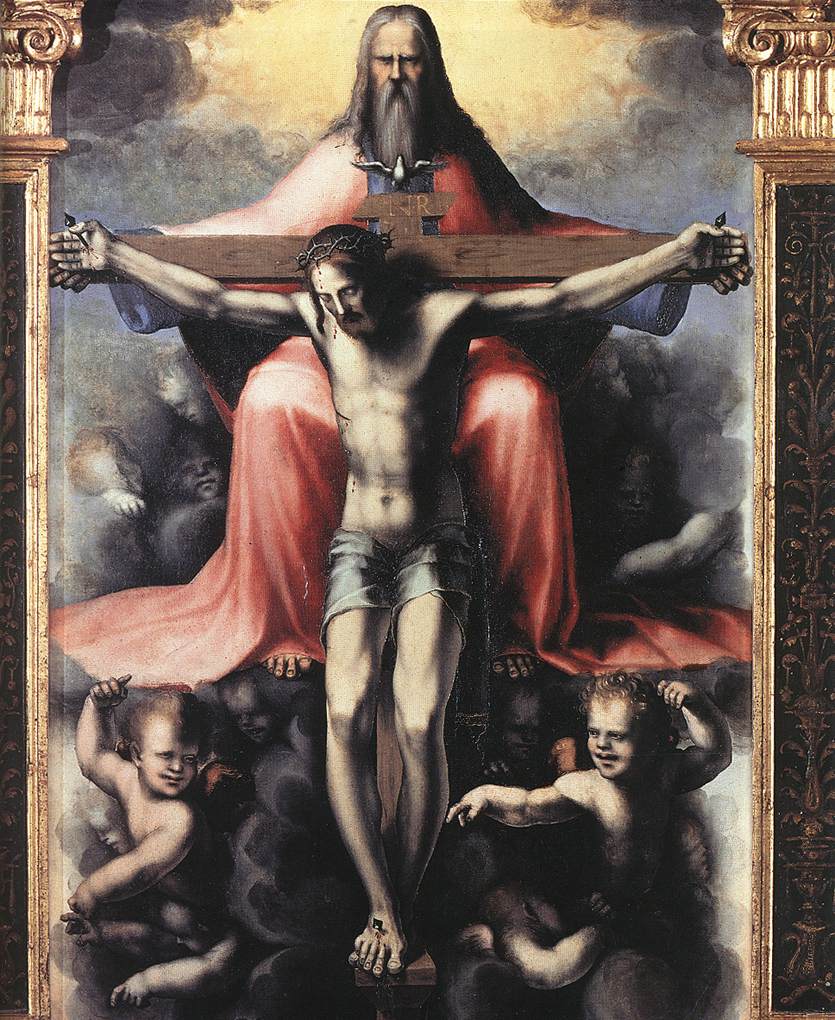 BECCAFUMI, Domenico Trinity (detail) df